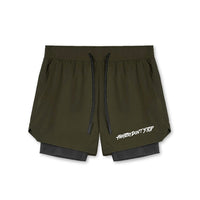 Men 2:1 Athletic Shorts