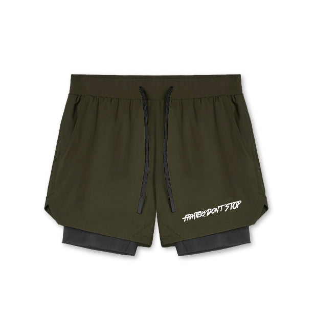 Men 2:1 Athletic Shorts