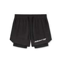 Men 2:1 Athletic Shorts