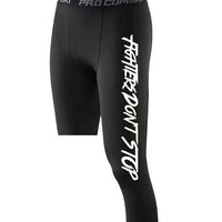 Men One Leg (Left) ¾ Compression Tights