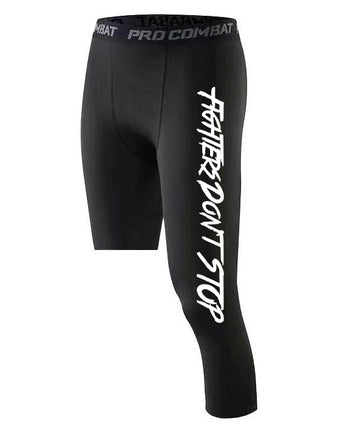 Men One Leg (Left) ¾ Compression Tights