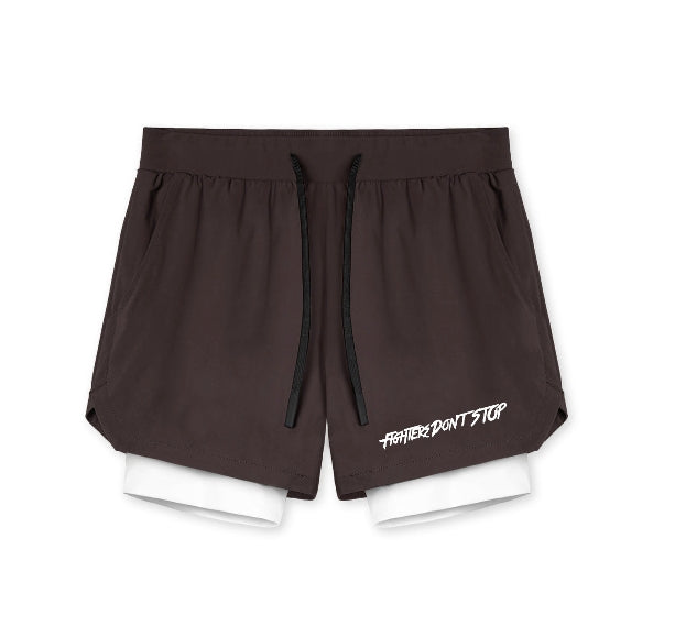 Men 2:1 Athletic Shorts