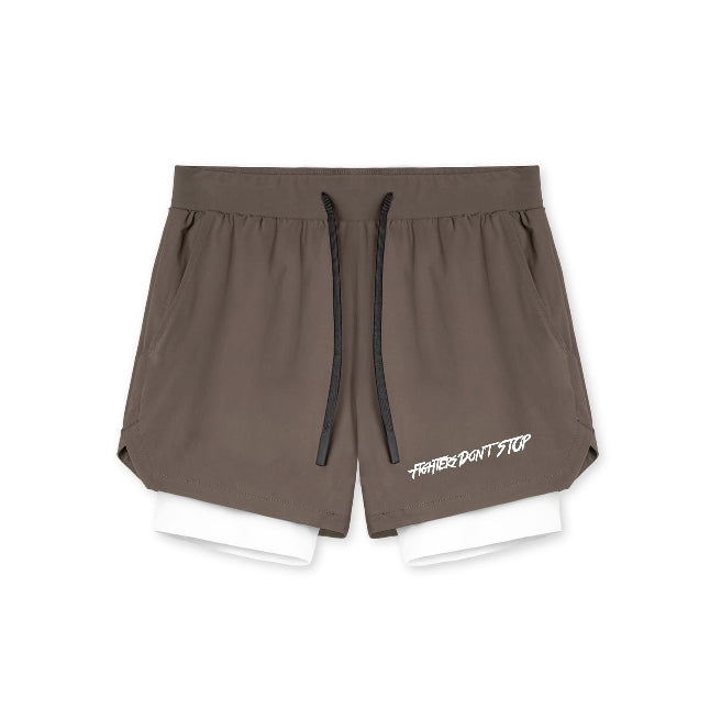 Men 2:1 Athletic Shorts