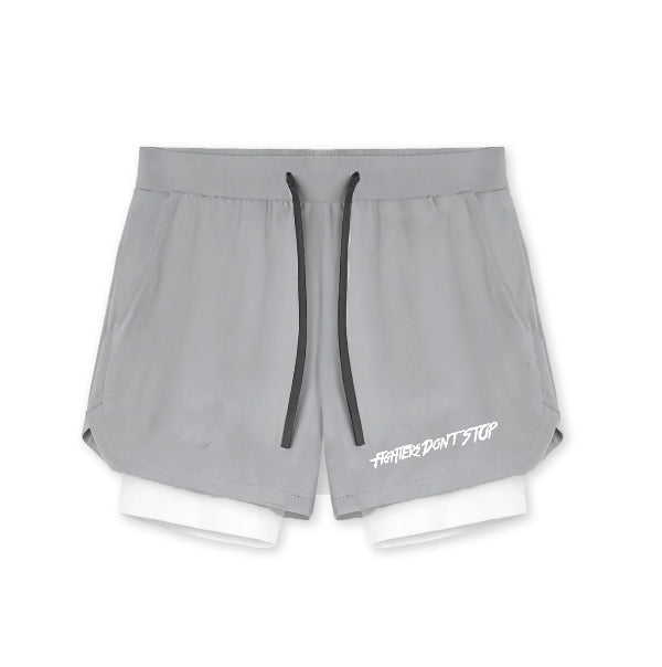 Men 2:1 Athletic Shorts