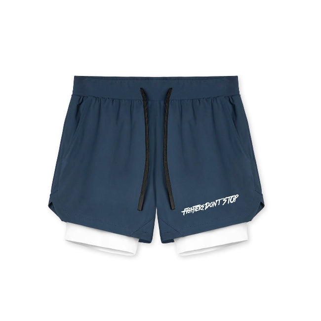 Men 2:1 Athletic Shorts